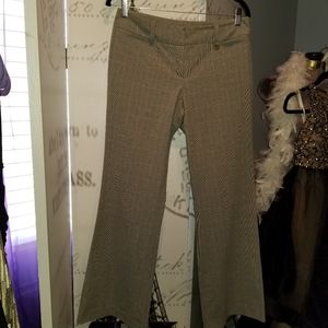 Black, White and Gray Pants